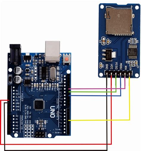 connect arduino to sd card